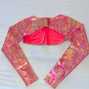 Freedom Rave Wear snake skin sleeves US Small/Med